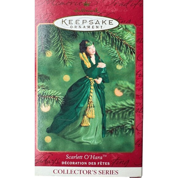 2000 Hallmark Keepsake Ornament Scarlett OHara Collectors Box - Picture 1 of 5